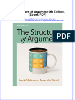 The Structure of Argument 9th Edition Ebook PDF