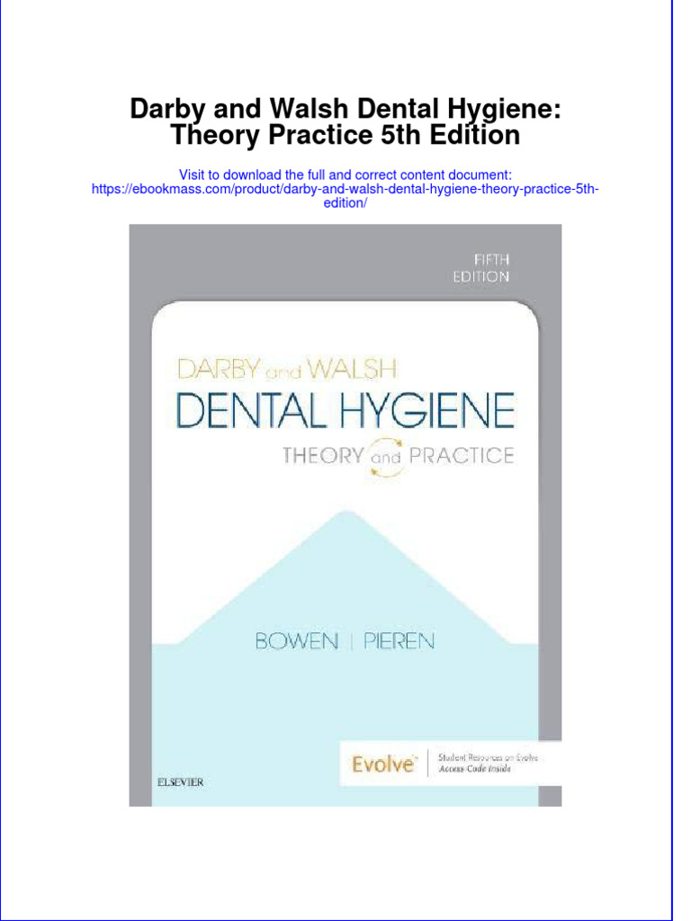 Darby and Walsh Dental Hygiene Theory Practice 5th Edition PDF Periodontology Oral Hygiene