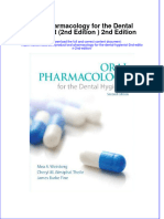 Oral Pharmacology For The Dental Hygienist 2nd Edition 2nd Edition