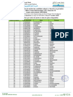 Liste Dattente DUT GI Admis 2023 2024