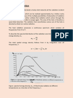 Blackbody and Planck's Formula