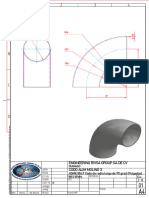 ASME B16.9 Codo de radio largo de 90 grad (Pulgadas) 18 x 0.375