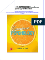 Etextbook 978 0077861964 Experience Psychology 3rd Edition