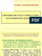 Criterios de Falla Estructural en Pavimentos