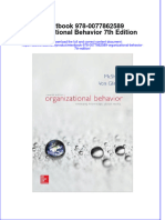 Etextbook 978 0077862589 Organizational Behavior 7th Edition