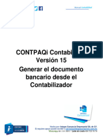 Contpaqi Contabilidad Versión 15 Generar El Documento Bancario Desde El Contabilizador