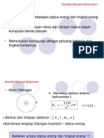 Statistik Maxwell Boltzmann