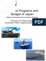 Defense Programs and Budget of Japan: Overview of FY2022 Budget (Including FY2021 Supplementary Budget)