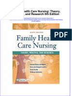 Family Health Care Nursing Theory Practice and Research 6th Edition
