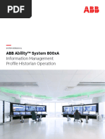 System 800xa Information Management Profile Historian Operation