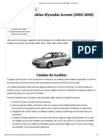Diagrama de Fusibles Hyundai Accent (2000-2005) - Fusible - Info