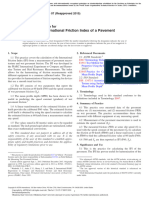 Standard Practice For Calculating International Friction Index of A Pavement Surface