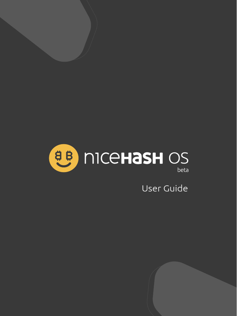 NiceHash OS Setup Guide | PDF | Operating System | Usb Flash Drive