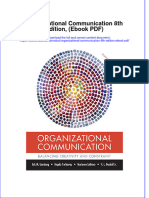 Organizational Communication 8th Edition Ebook PDF