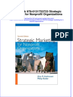 Etextbook 978 0131753723 Strategic Marketing For Nonprofit Organizations