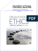 Organizational Ethics A Practical Approach 4th Edition Ebook PDF