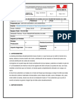 Informe Acr Del Desalineamiento de La Banda de Faja Transportadora en Faja 014-008