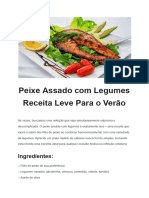 Peixe Assado Com Legumes