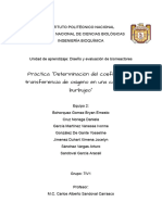 Práctica. "Determinación Del Coeficiente de Transferencia de Oxígeno en Una Columna de Burbujeo"