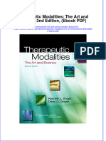 Therapeutic Modalities The Art and Science 2nd Edition Ebook PDF