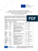 Eurl LM TGD Sampling Processing Areas Version4 2023-10-03