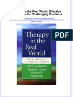 Therapy in The Real World Effective Treatments For Challenging Problems
