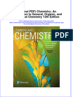 Original PDF Chemistry An Introduction To General Organic and Biological Chemistry 13th Edition
