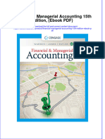 Financial Managerial Accounting 15th Edition Ebook PDF