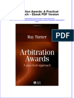 Arbitration Awards A Practical Approach Ebook PDF Version