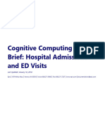 Cognitive Computing Model Brief - Hospital Admissions and ED Visits