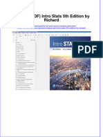 Original PDF Intro Stats 5th Edition by Richard