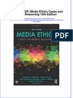 Original PDF Media Ethics Cases and Moral Reasoning 10th Edition
