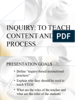 I-STEM Inquiry Presentation