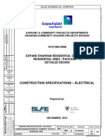 Construction Specifications - Electrical