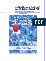 Assessment of Children and Youth With Special Needs 5th Edition Ebook PDF