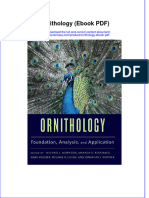Ornithology Ebook PDF