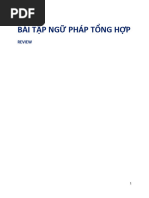 BÀI TẬP NGỮ PHÁP TỔNG HỢP