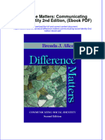 Difference Matters Communicating Social Identity 2nd Edition Ebook PDF
