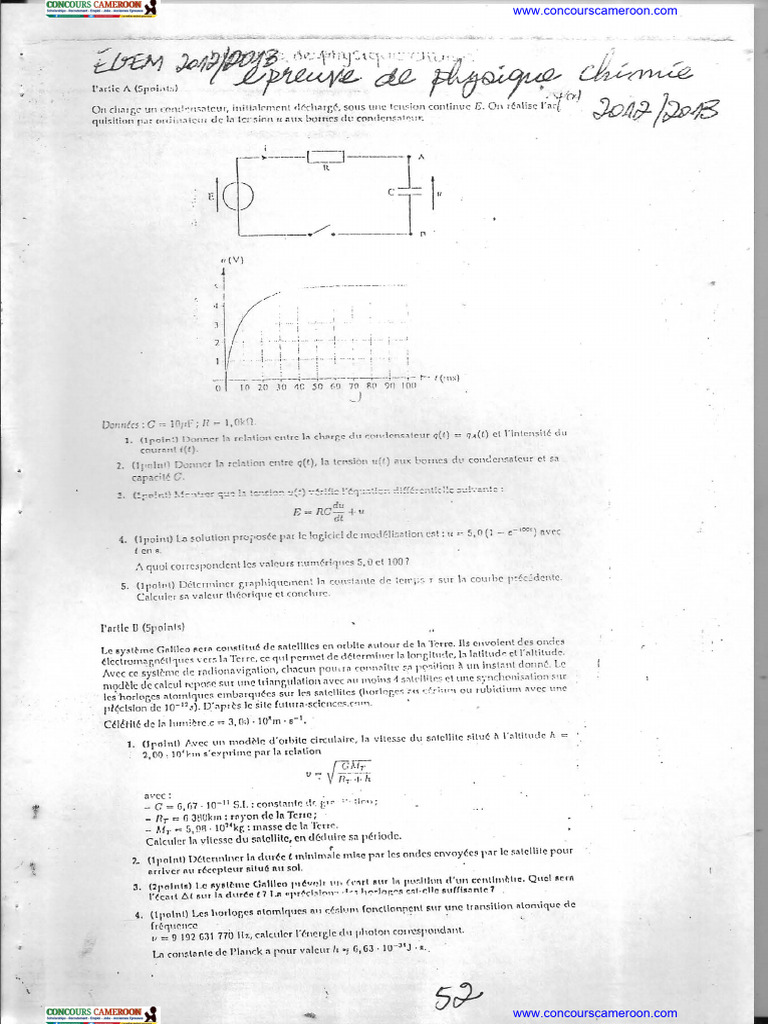Chimie Tech Egem 2012 | PDF