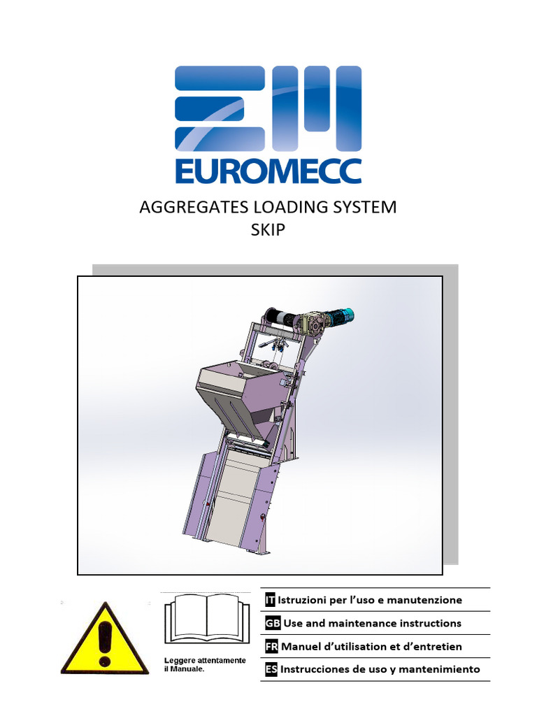 Skip User Manual - ENG - NC-2592 | PDF | Crane (Machine) | Safety