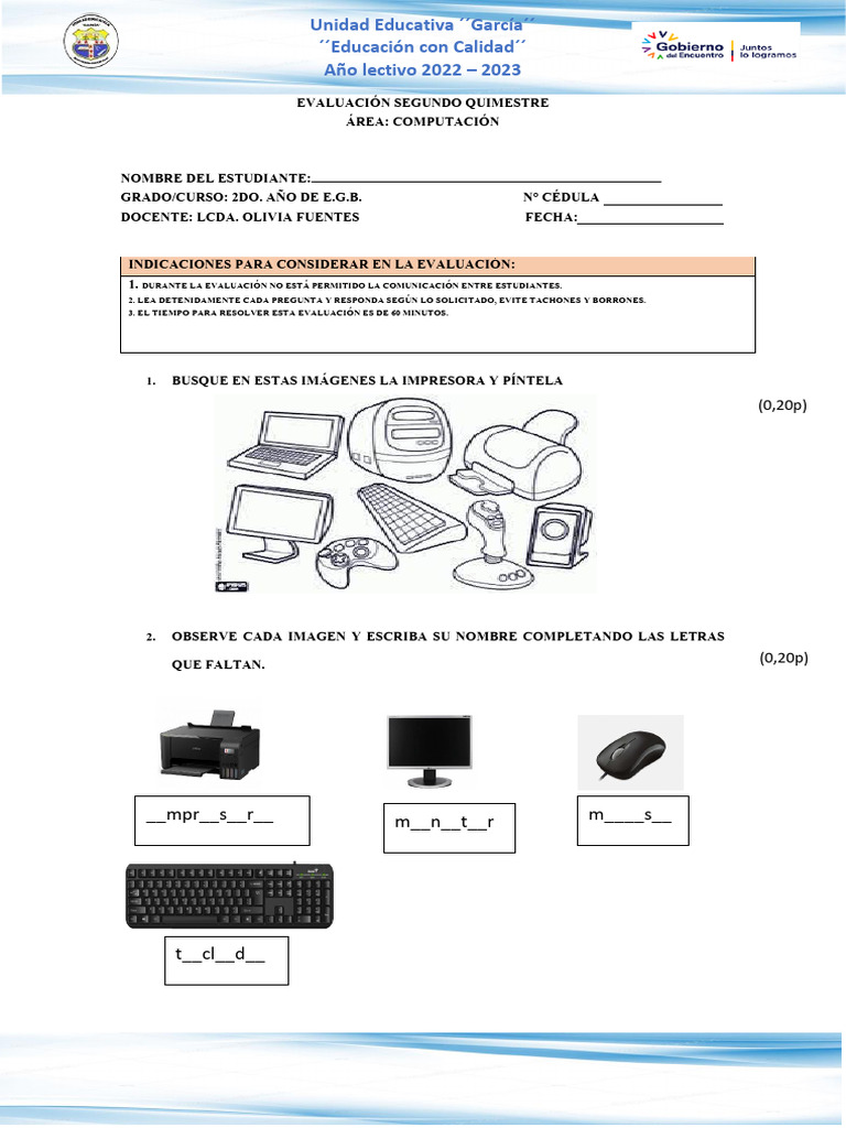 SEGUNDO | PDF | Informática | Hardware de la computadora