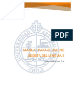 Normativa Manual para Uso Lenguaje No Sexista