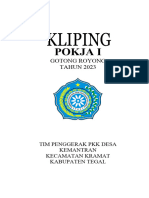 Cover Kliping Bidang Gotong Royong - 2023