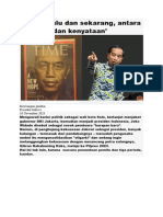 Jokowi Dulu Dan Sekarang