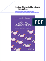 Digital Marketing Strategic Planning Integration