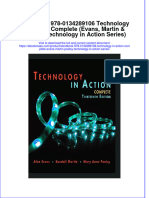 Etextbook 978 0134289106 Technology in Action Complete Evans Martin Poatsy Technology in Action Series