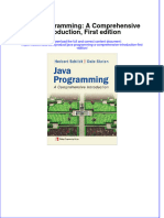 Java Programming A Comprehensive Introduction First Edition