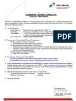 Informasi Pengadaan Material Consumable Electric M22pl3082a Tender 2