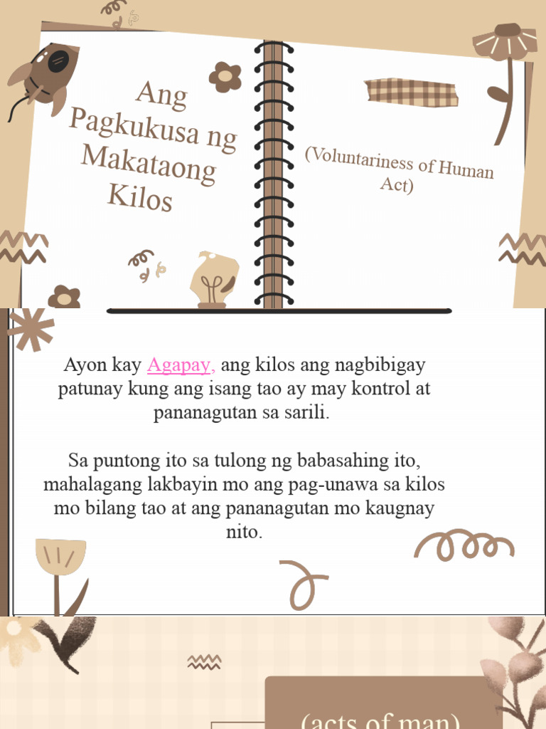 Voluntariness of Human Act | PDF