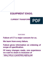 Equipment Engg.: Current Transformer